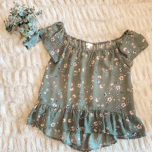 Womens off the shoulder top